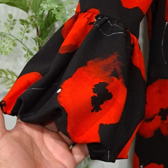 Maggy London poppy floral dress - Picture 4 of 12